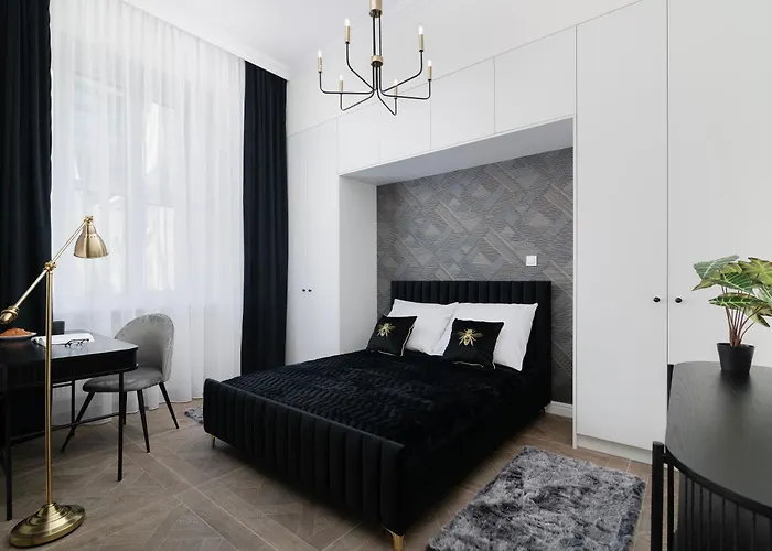 アパート Easy Rent- Art Deco Premium Spokojna 10, Centrum, 24h Check-in ルブリン